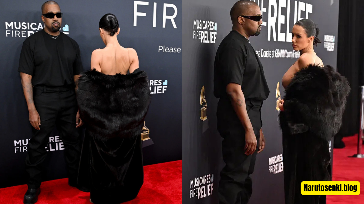 kanye west bianca censori grammy awards