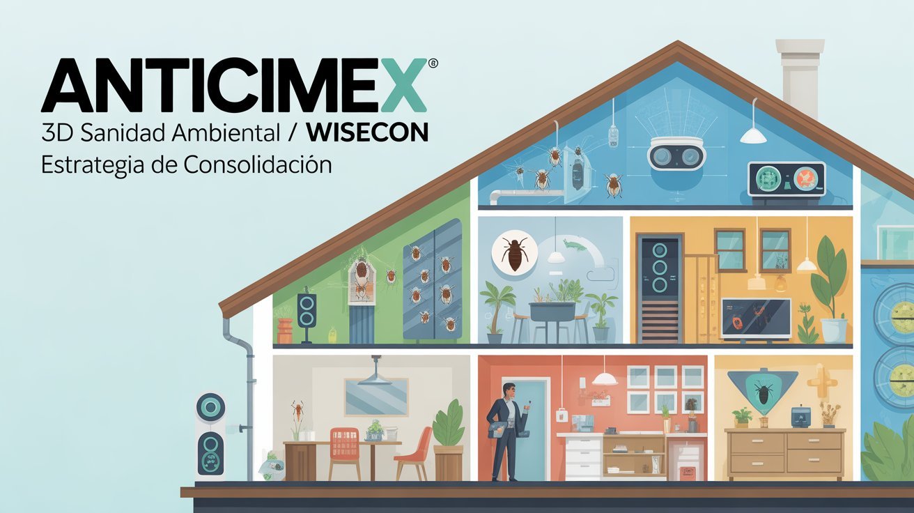 Anticimex 3D Sanidad Ambiental / Wisecon Estrategia de Consolidación